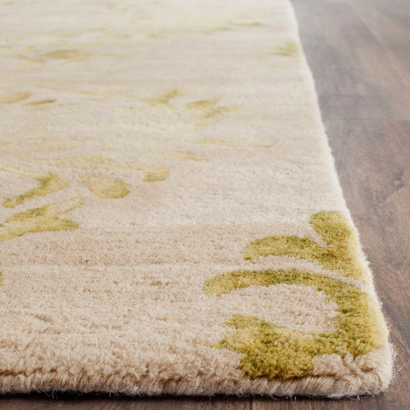 Dip Dye DDY516 Hand Tufted Runner Rug - Beige/Green - 2'3"x8' - Safavieh.