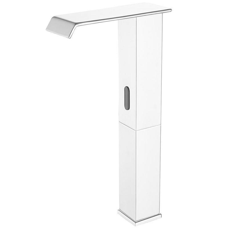 BWE DC Automatic Sensor Touchless Vessel Sink Faucet Single Hole Bathroom Faucet with Pop Up Drain