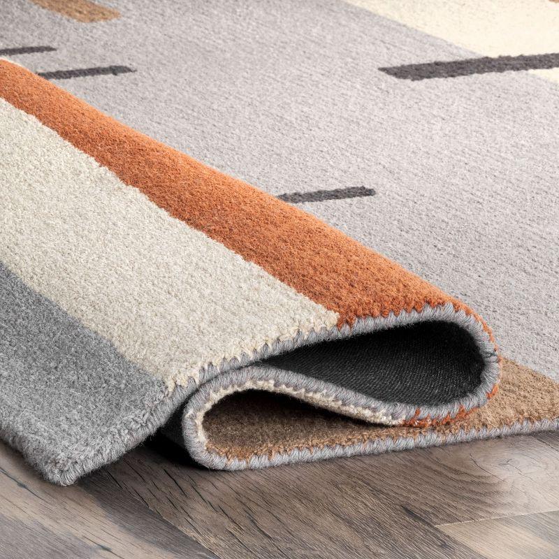 Nuloom Cori Wool Abstract Contemporary Indoor Area Rug