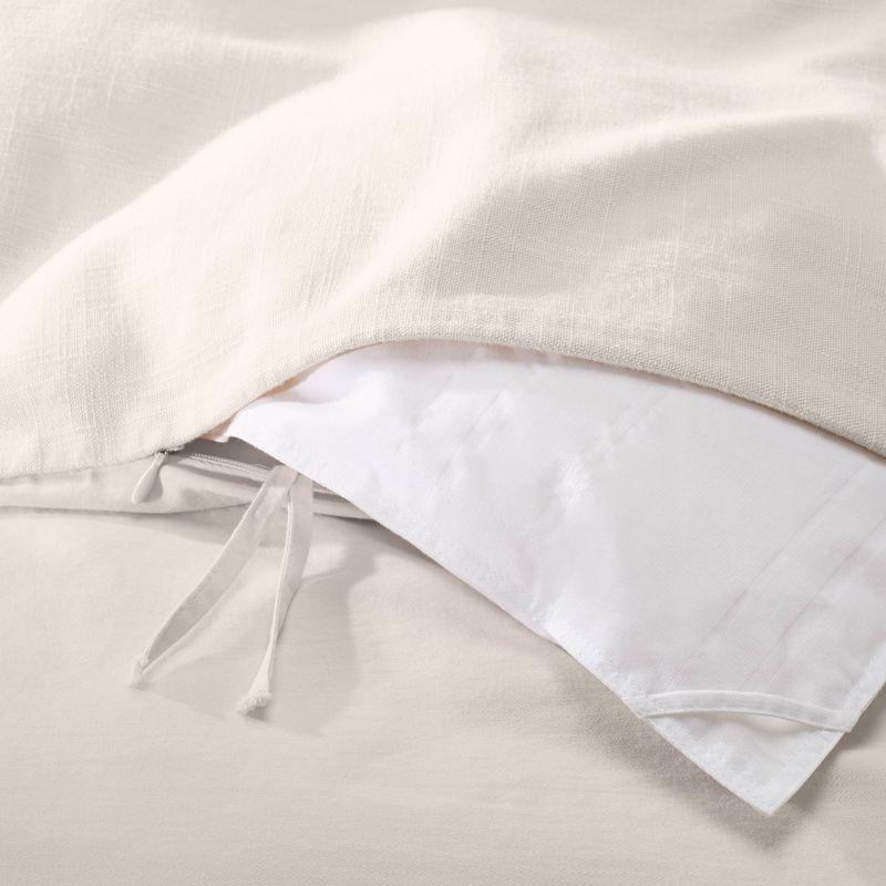 Heavyweight Linen Blend Duvet Cover & Pillow Sham Set - Casaluna™