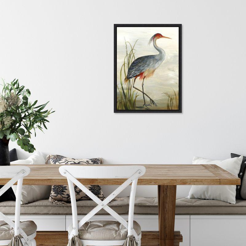 Amanti Art Grey Heron by Aimee Wilson Framed Canvas Wall Art