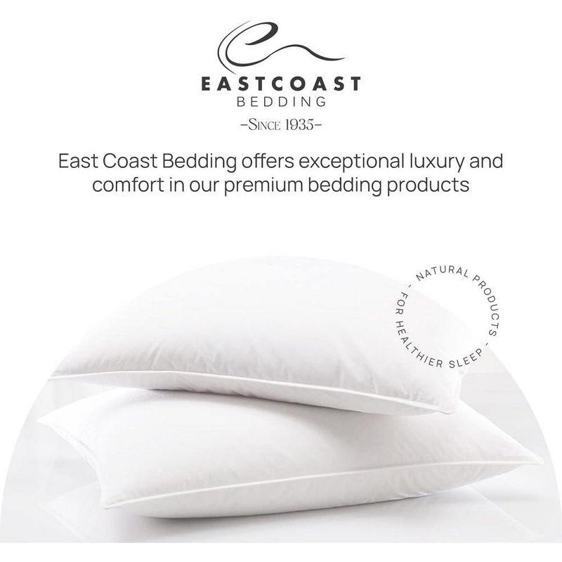 East Coast Bedding Balanced Dream 50/50 Goose Feather Down Pillow Set of 2