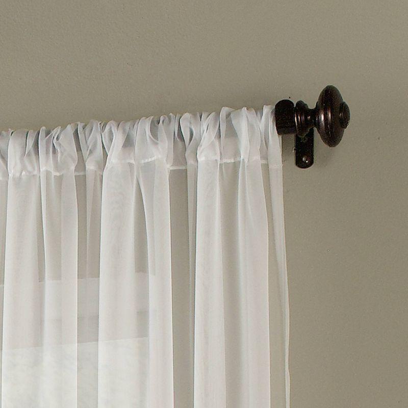 1pc Sheer Soho Voile Window Curtain Panel - Window Curtainworks