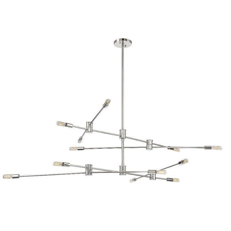 Savoy House Lyrique 12 - Light Chandelier in  Bronze/Brass