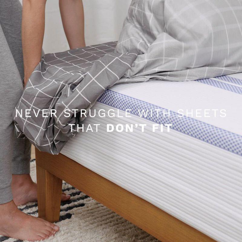 CGK Linens 5 Piece Microfiber Sheet Set in Dark Grey, Size Split King