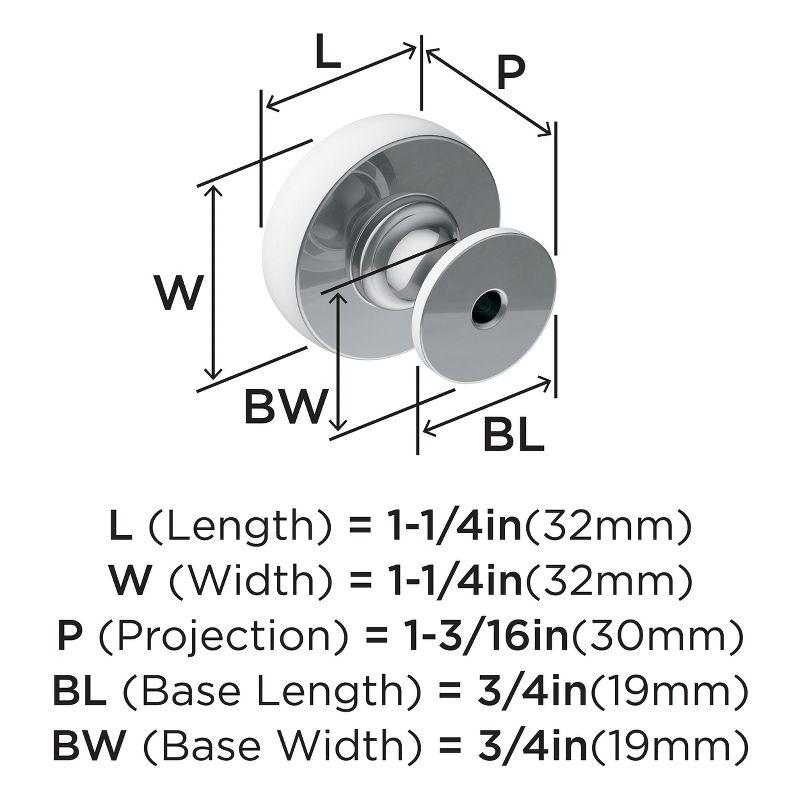 Winsome 1 1/4" Diameter Round Knob