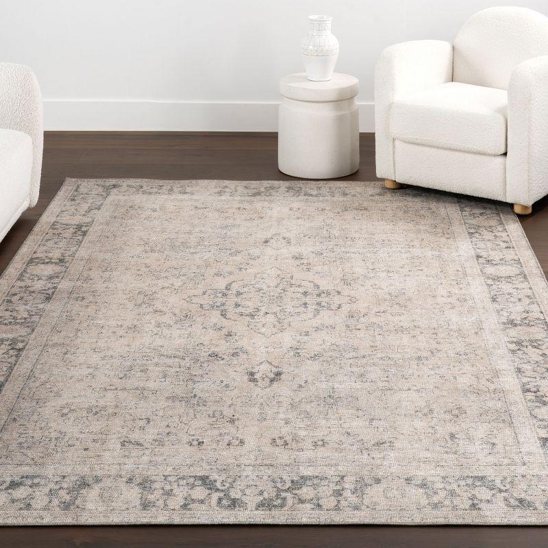 Nuloom Hillstone Collection Traditional Vintage Medallion Indoor Area Rug