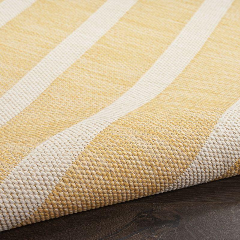 Nourison Positano Modern Stripes Flatweave Outdoor Rug