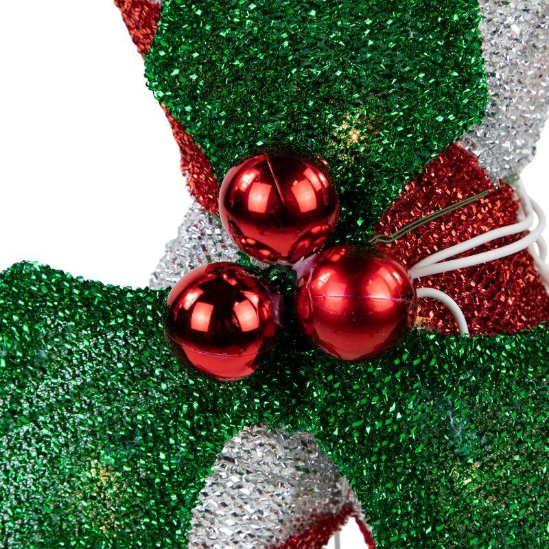 Northlight Double Candy Cane Lighted Outdoor Christmas Decoration - 26" - Clear Lights