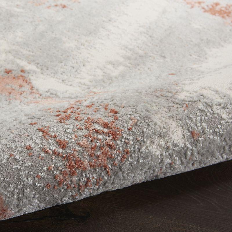 Nourison Elation Ultra Modern Indoor Rug Grey Brick 2'3" x 7'6"