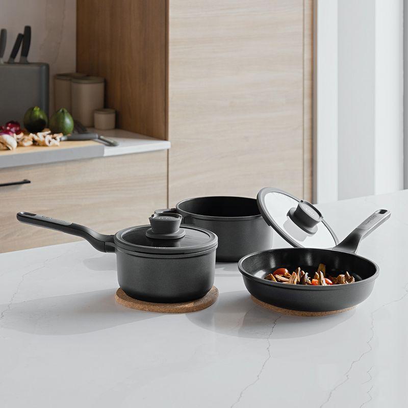 BergHOFF BergHOFF Leo Stone+ Nonstick Ceramic 12" Wok Pan 5.3qt., Recycled