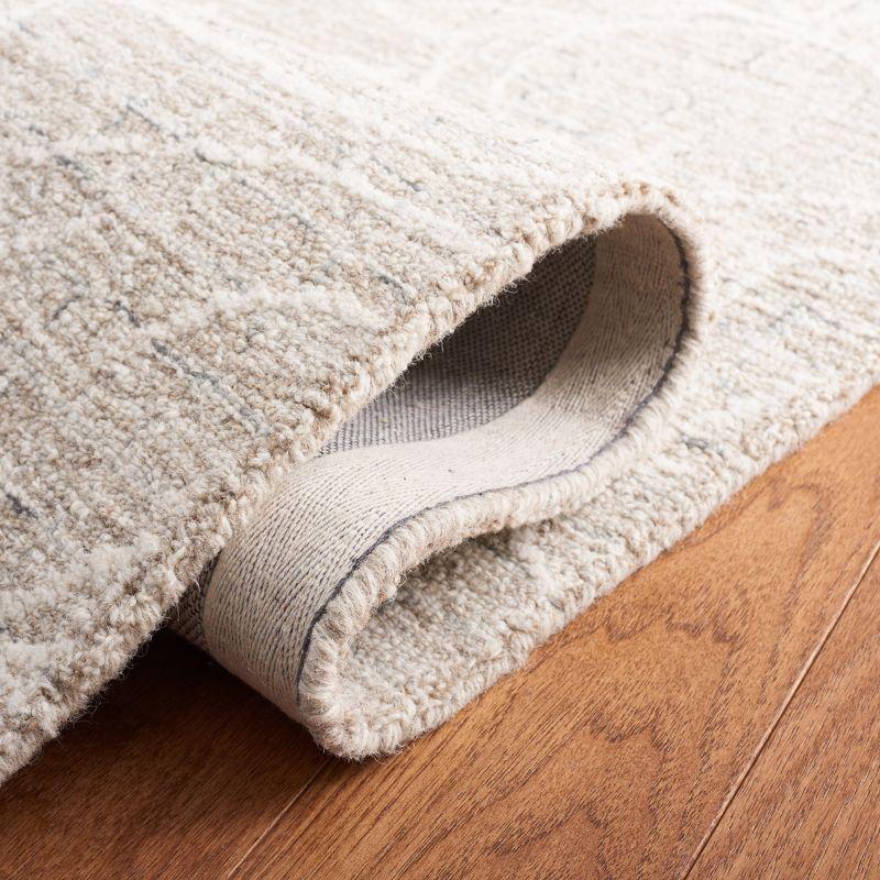 Metro MET881 Hand Tufted Indoor Area Rug - Beige/Ivory - 4'x6' - Safavieh