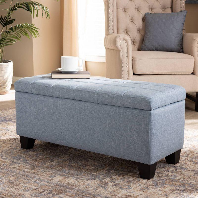 Fera Storage Ottoman - Baxton Studio