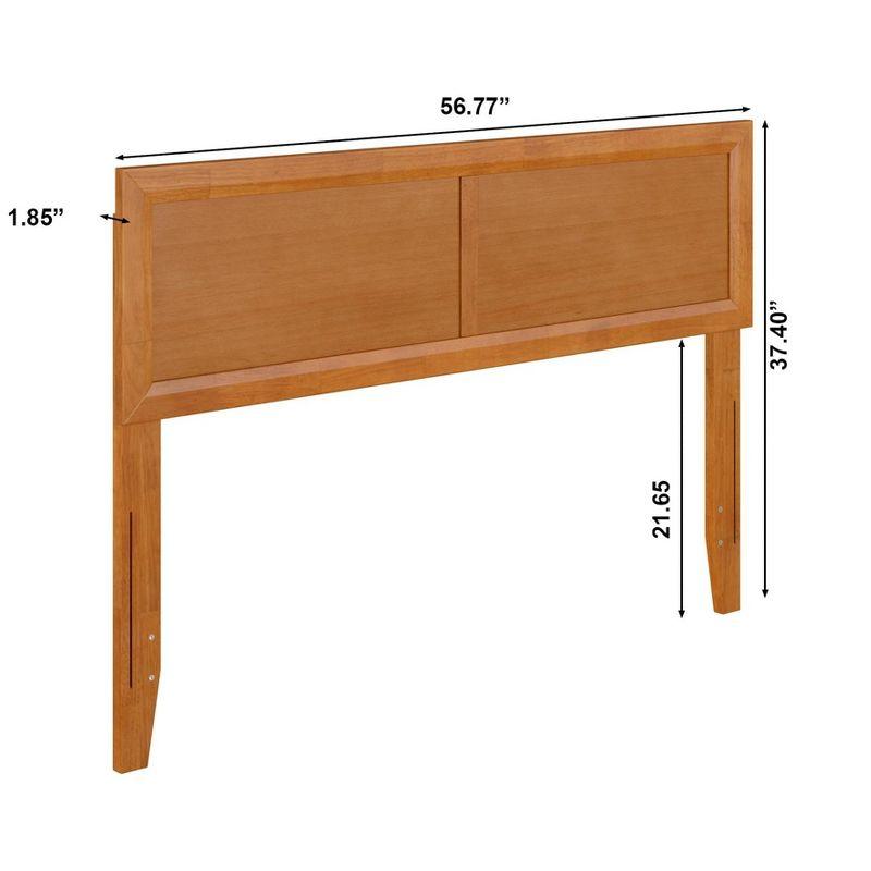 AFI Furnishings Sophia Full Solid Wood Headboard in Walnut