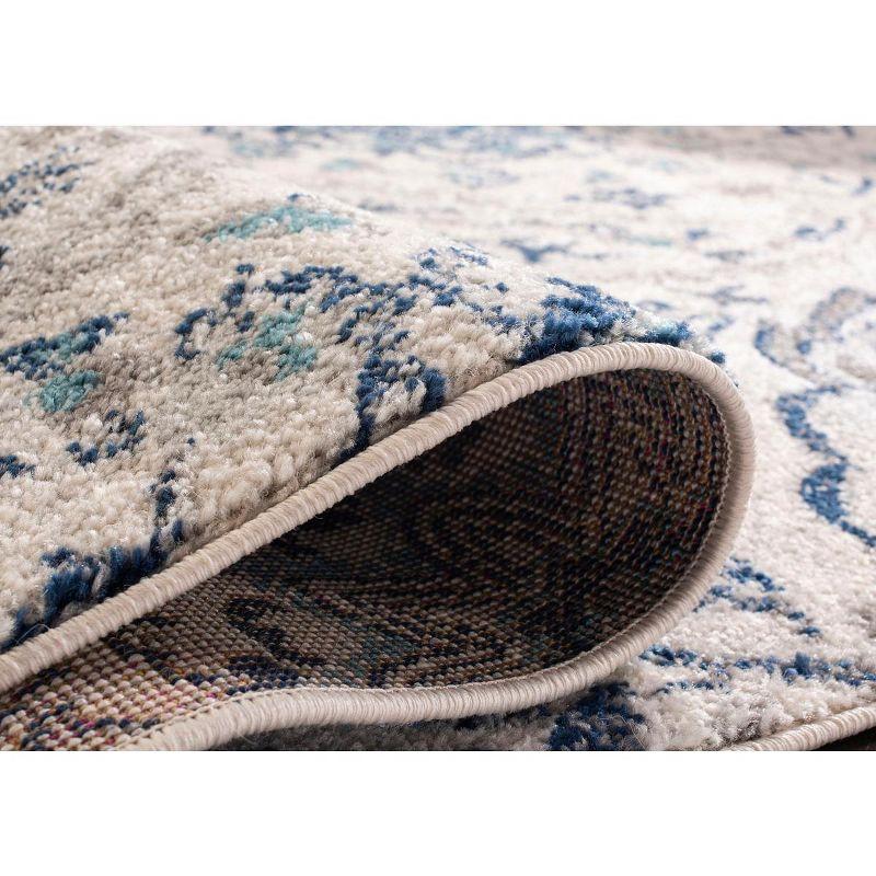 Madison MAD600 Power Loomed Indoor Accent Rug - Cream/Light Grey - 3'x5' - Safavieh