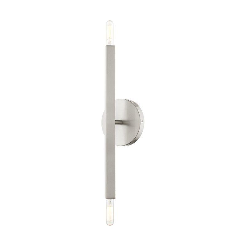 Livex Lighting Moco 2 - Light Wall Light in  Brushed Nickel