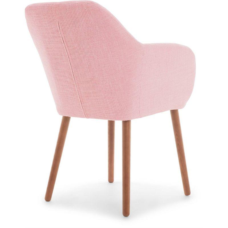 Elle Decor Adore Decor Roux Mid-Century Accent Chair for Home Office or Living Room