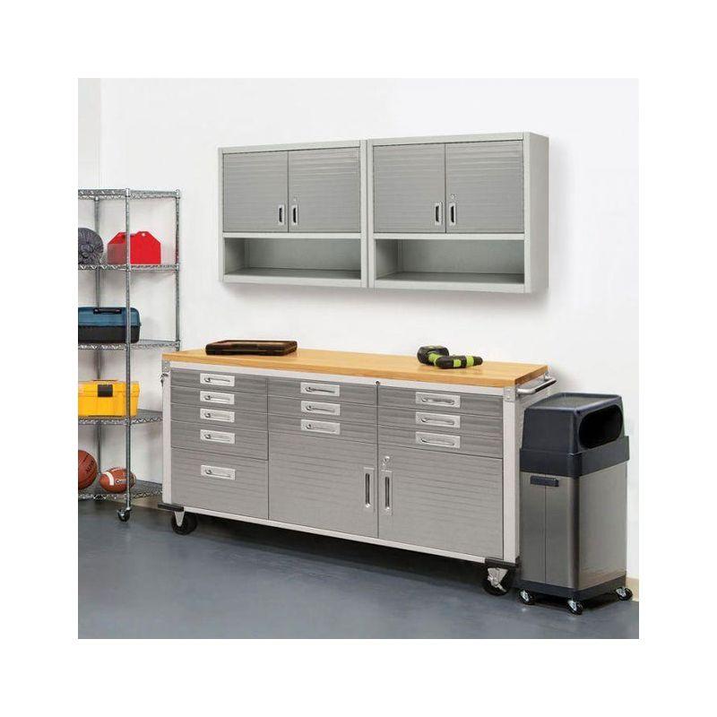 Seville Classics UltraHD Double Door Wall Cabinet, 36" W x 12" D x 30" H