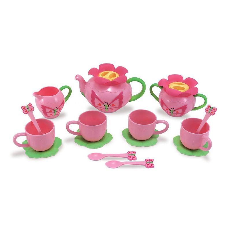Melissa & Doug Butterfly Tea Play Food Accessories Set - 15pc