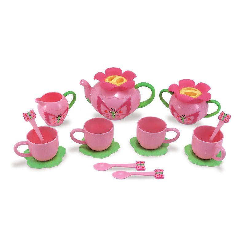 Melissa & Doug Sunny Patch Bella Butterfly Tea Set - Play Food Accessories