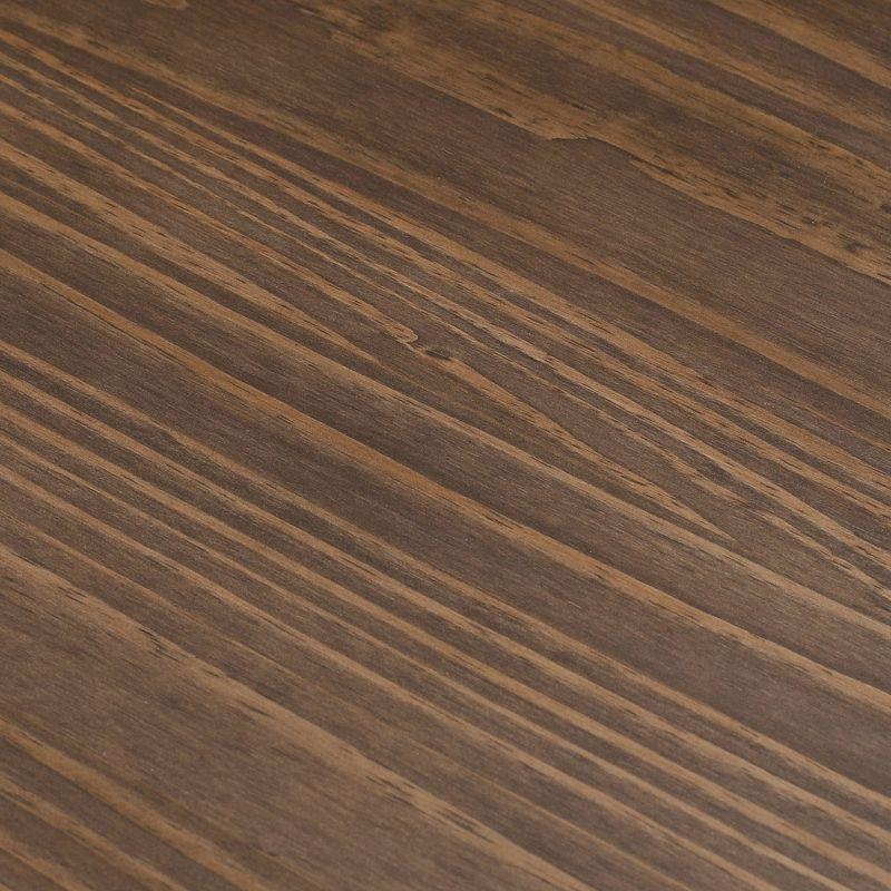 Plank+Beam Solid Wood Cross Leg Rectangular Coffee Table, 40" Coffee Table for Living Room, Walnut