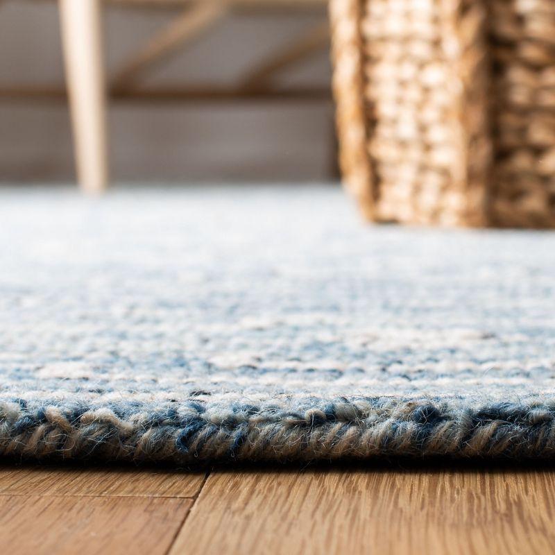 Micro-Loop MLP178 Hand Tufted Area Rug - Light Blue/Ivory - 5'x5' - Safavieh.