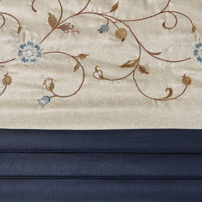 Serene Embroidered 7 Piece Comforter Set