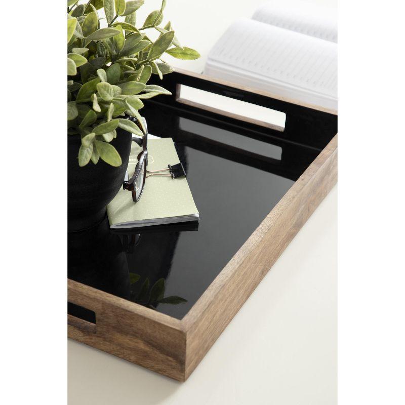 Kate and Laurel Ehrens Decorative Wood Tray