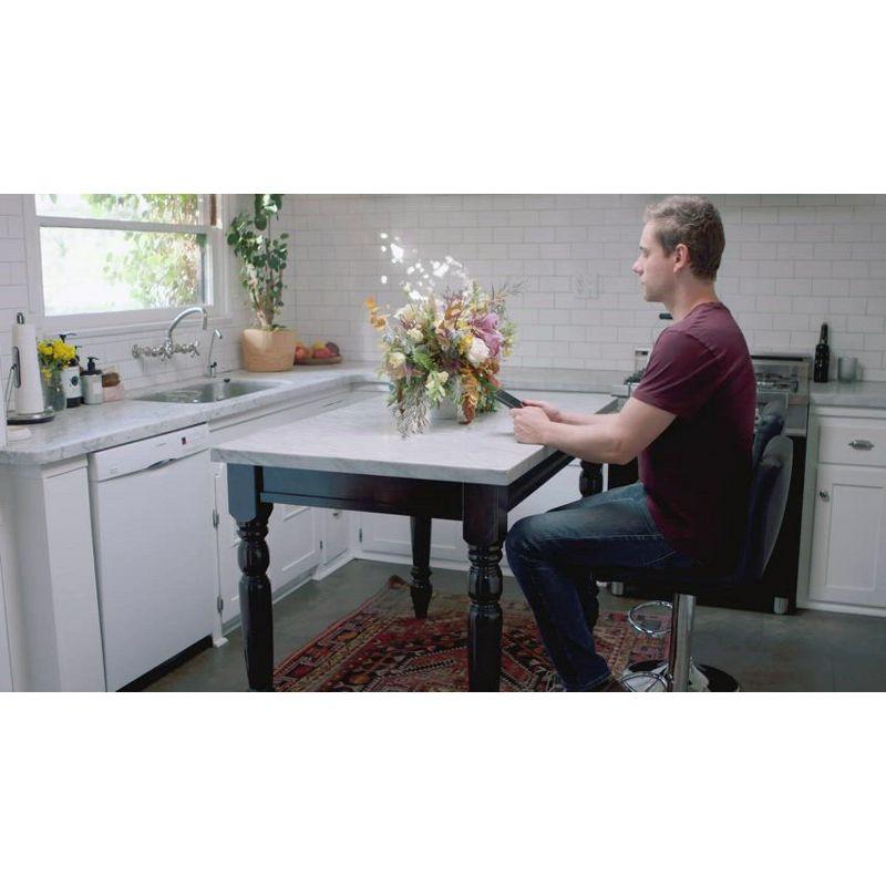 Bar Stools 1 Set Of 2, Counter Height Bar Stools, Square Cushion Bar Stools With Back, Footstool, Cafe, 2 Pieces