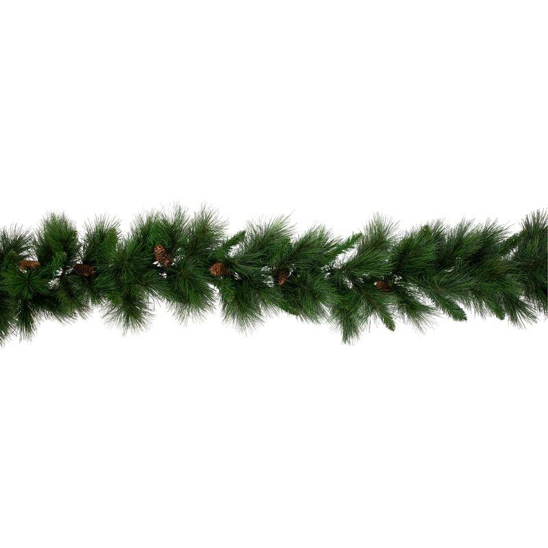 Northlight 9' x 14" Unlit White Valley Pine Artificial Christmas Garland