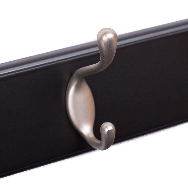 Wall 4 - Hook Wall Mounted Coat Rack