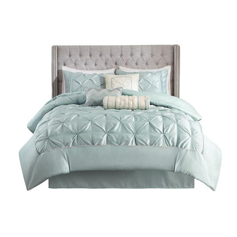 Madison Park Laurel 7 Piece Tufted Comforter Set