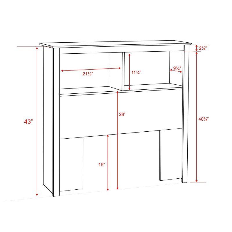 Bookcase Headboard - Prepac