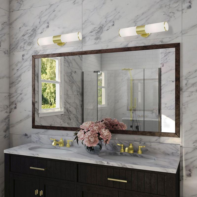 Livex Lighting Lindale 2 - Light Vanity in  Satin Brass