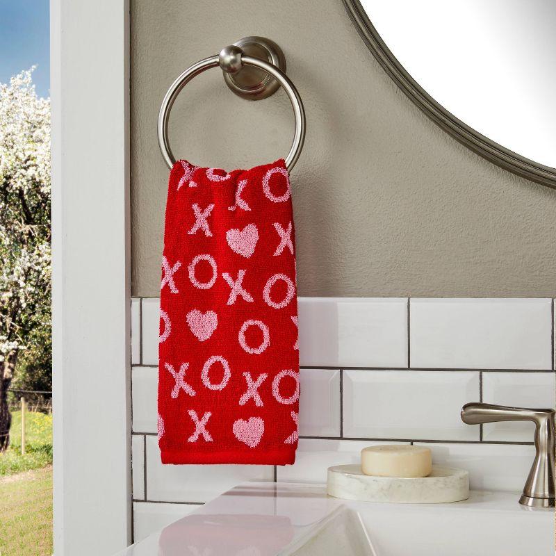 6pc Seasons Jacquard Hand Towel Set - SKL Home: Cotton, Midweight 450-550 GSM, Machine Washable