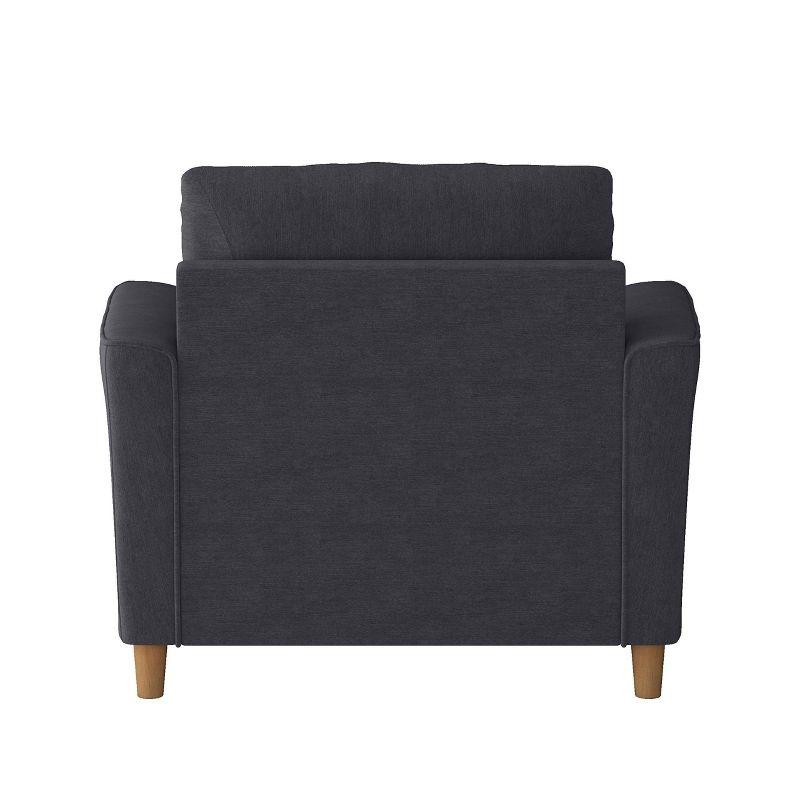 Georgia Upholstered Accent Armchair and a Half - CorLiving