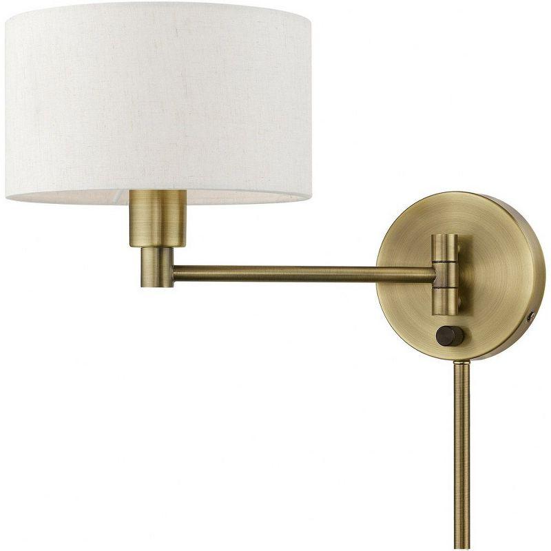 Livex Lighting 1 - Light Wall Light in  Antique Brass