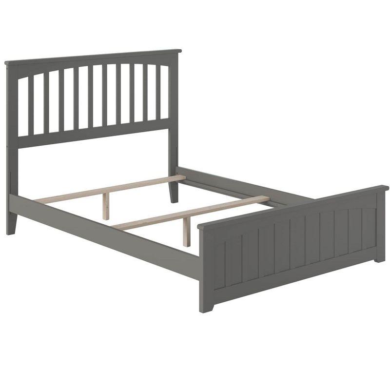 Mission Low Profile Solid Wood Platform Bed with Matching Footboard