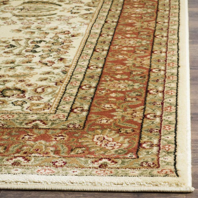 Lyndhurst LNH214 Power Loomed Area Rug - Ivory/Rust - 5'3"x7'6" - Safavieh.