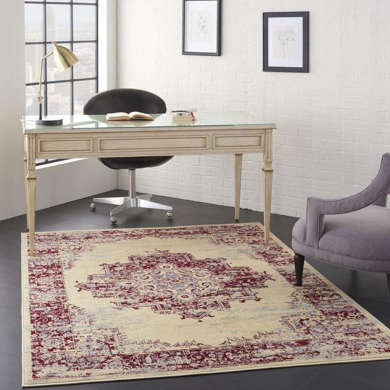 Nourison Grafix Center Medallion Area Rug