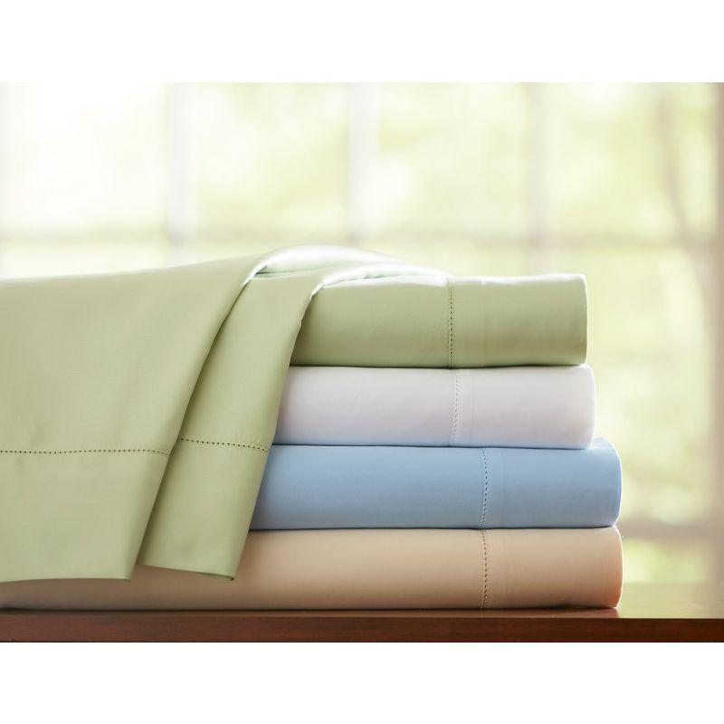 Sage Cotton Sateen Standard Pillowcases Set of 2