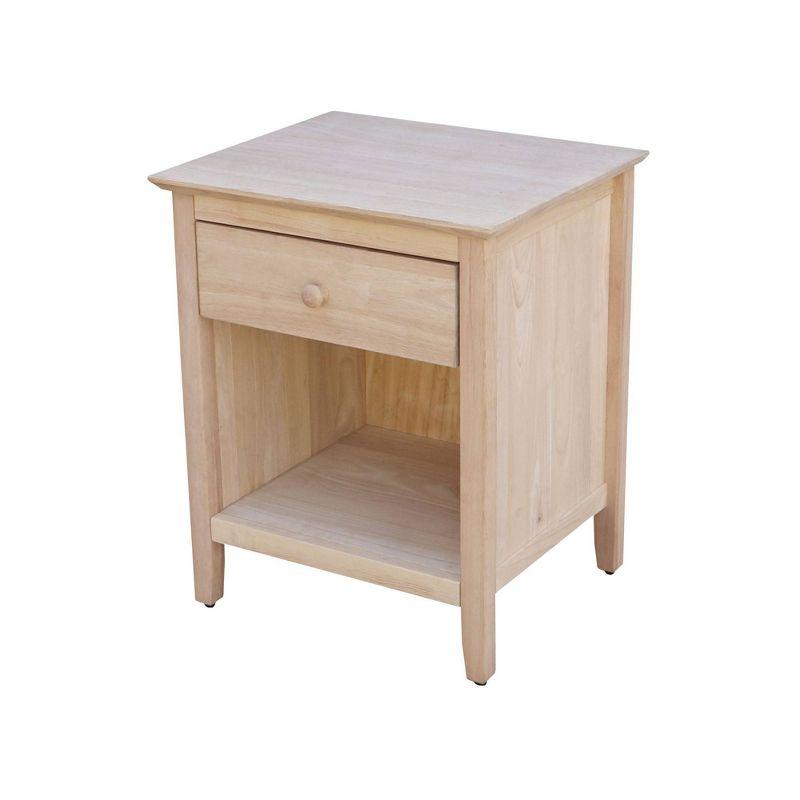 19.5" Nightstand Unfinished - International Concepts