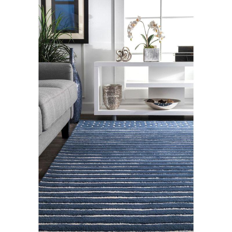 Arvin Olano x Rugs USA Mandia Striped Wool Area Rug