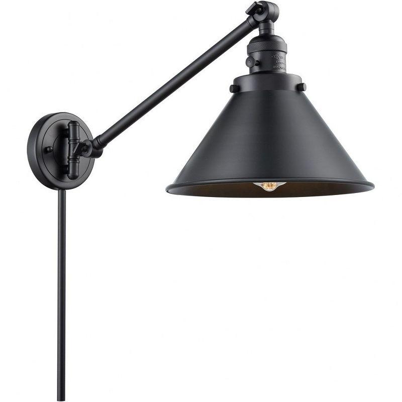 Innovations Lighting 1 - Light Swing Arm Lamp in  Matte Black