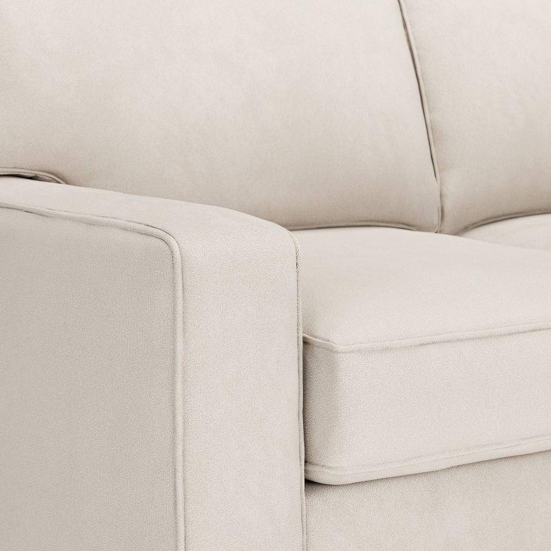 Serta Palisades 61" Track Arm Sofa, Easy Care Fabric, Soft Pillow Back, Pocket Coil Seat Cushions