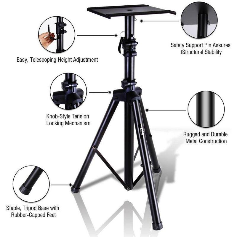 Pyle 53'' Adjustable Height Speaker Stand