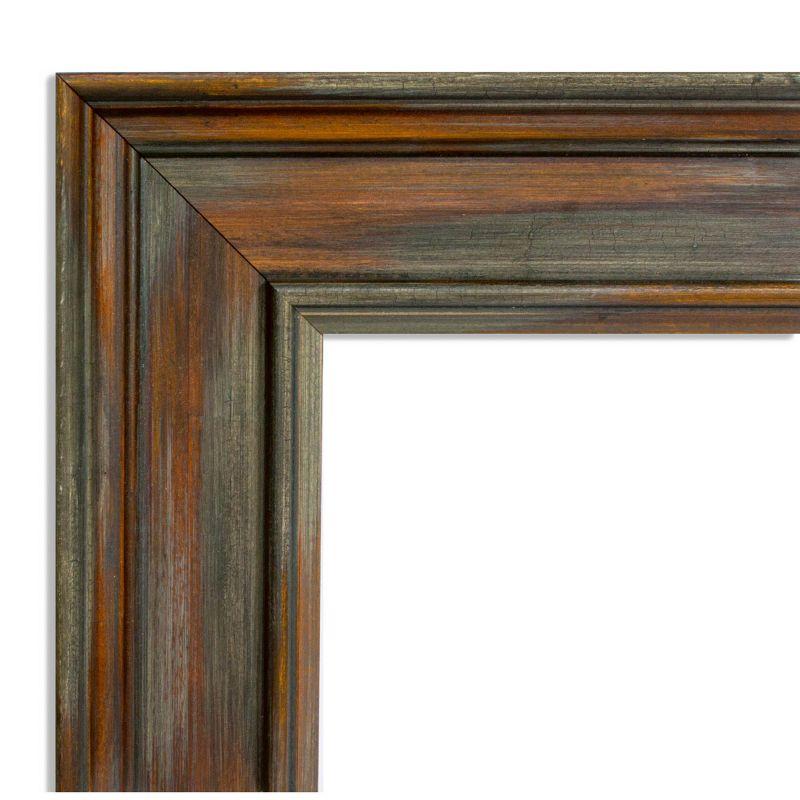Amanti Art Alexandria Rustic Brown Wood Picture Frame Opening Size 11x14 in.