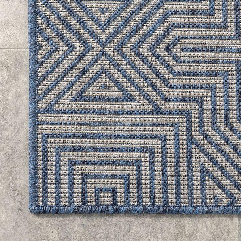nuLOOM Kelsey Modern Abstract Indoor and Outdoor Area Rug