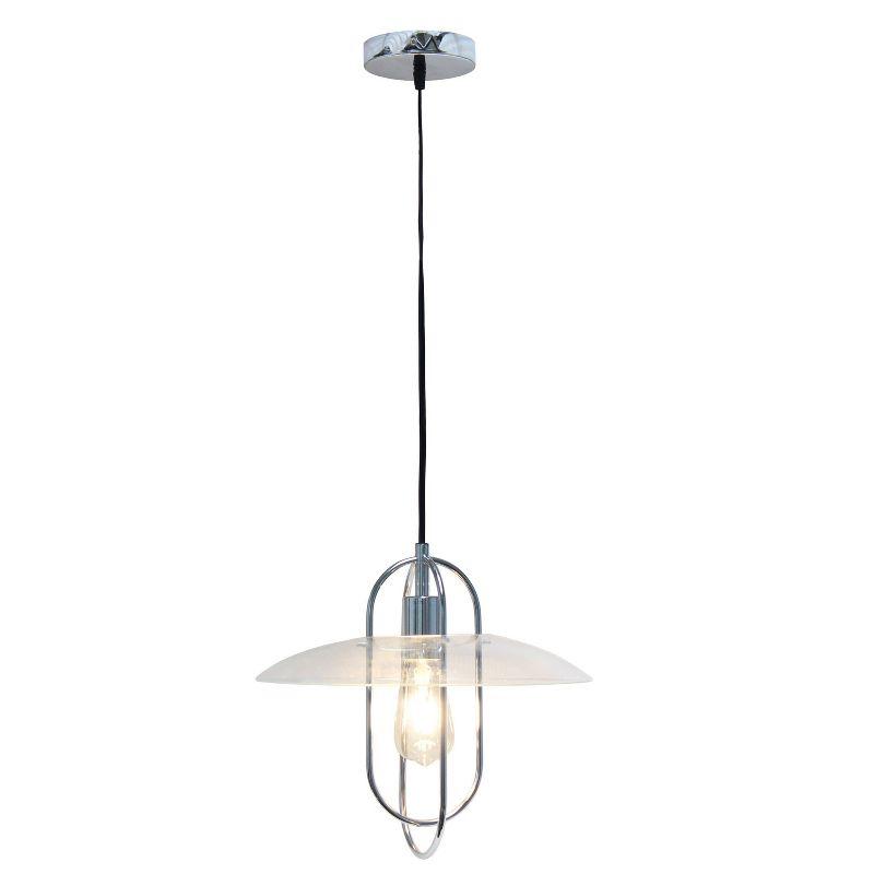 1-Light Elongated Metal Pendant - Lalia Home