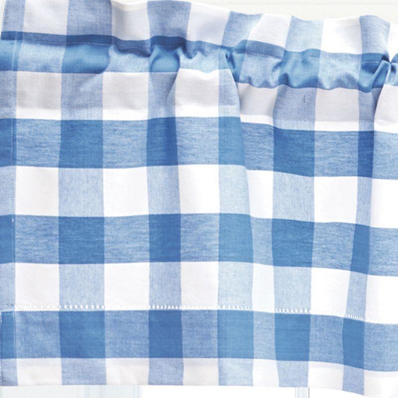 Franklin Cotton Valance Window Treatment (Set of 2)